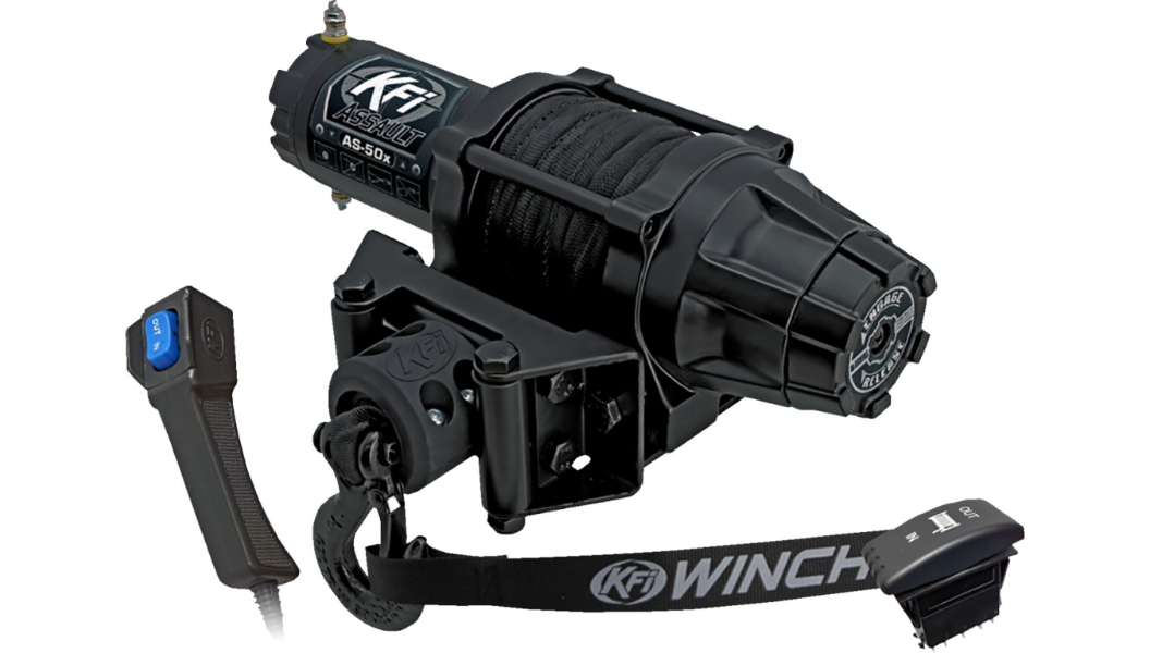 KFI PRODUCTS AS-50X Assault Winch - 5000 Lb - Synthetic Cable AS-50X