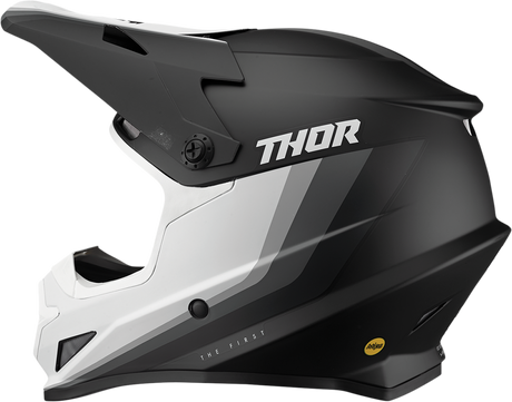 Thor Sector Helmet - Runner - MIPS - Black/White - XL 0110-7318 - Cycle City Outdoors