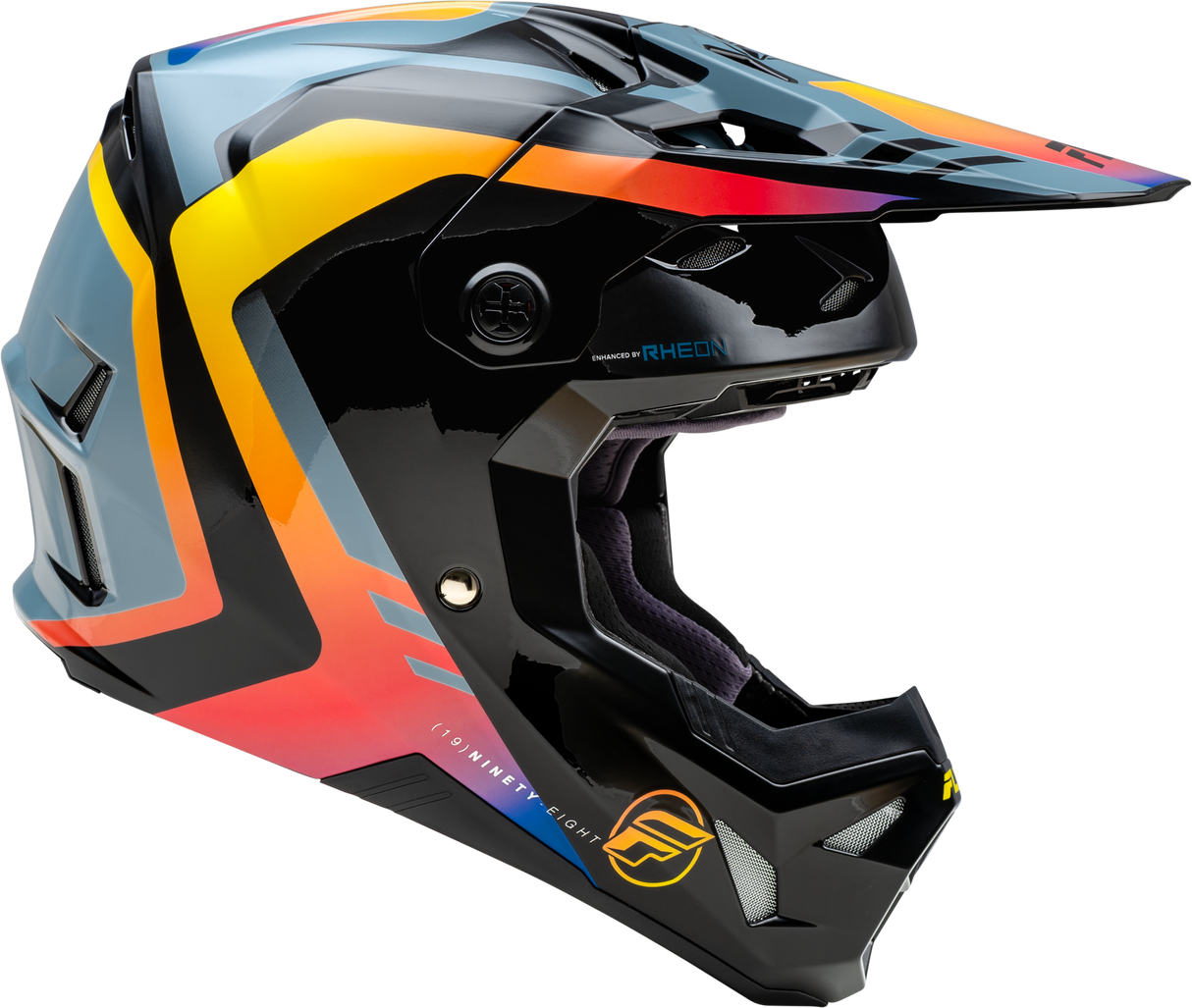 Formula Cp Krypton Helmet Grey/Black/Electric Fade 2x - Cycle City Outdoors