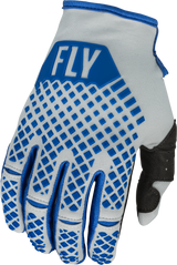 Youth Kinetic Gloves Blue/Light Grey Ys - Cycle City Outdoors