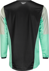 Kinetic Jet Jersey Black/Mint/Grey Md - Cycle City Outdoors