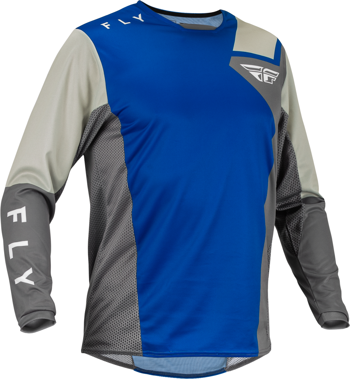 Kinetic Jet Jersey Blue/Grey/White Sm - Cycle City Outdoors